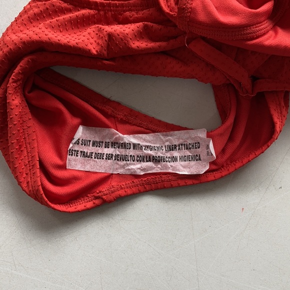 NWT RHODE @ Target Embossed Dot Ruffle Medium Coverage One Piece Swim Suit - Picture 8 of 8